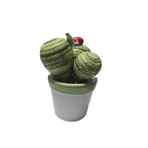 Ceramica Novità Succulents Ceramic Handmade Decorations Made In Italy - Picture 8 of 9